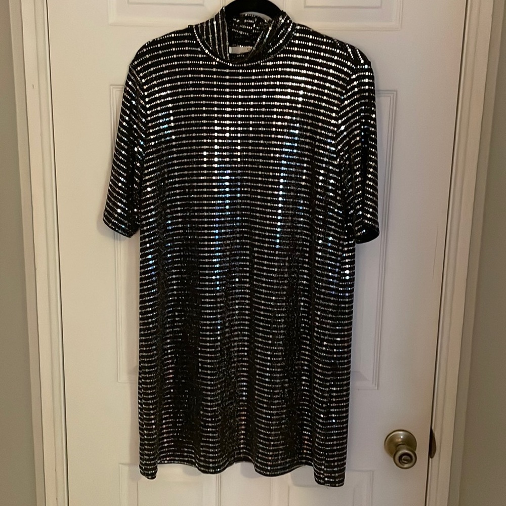 Sparkly T-Shirt dress